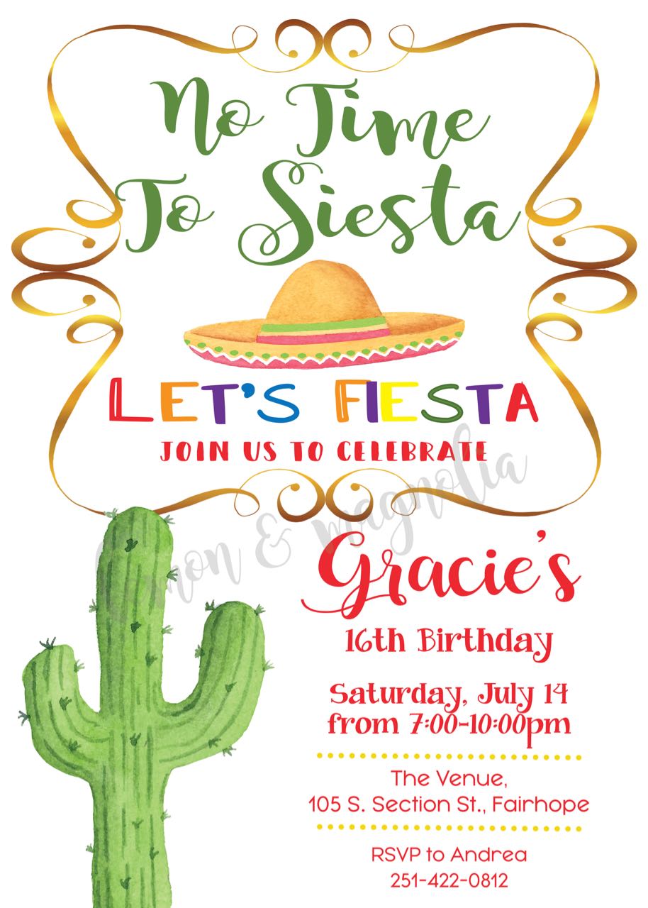 Fiesta Invitation