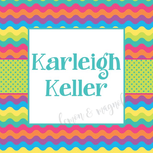 Bright Waves with Dots Personalized Calling Card