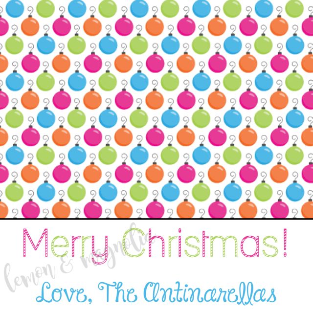 Ornaments Personalized Christmas Gift Tags