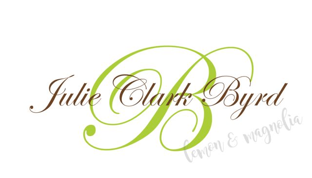 Lime Script Initial Personalized Calling Card