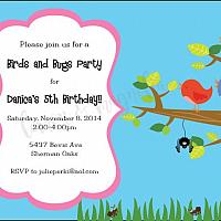 Birds and Bugs Birthday Party