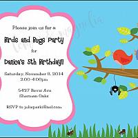 Birds and Bugs Birthday Party