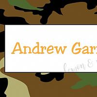 Camo Personalized Calling Card