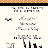 Halloween Party Invitation 1