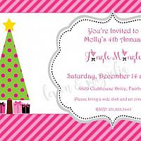 Jingle Mingle Christmas Party Invitation
