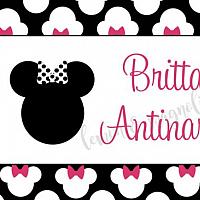 Minnie Mouse Personalized Calling Cards