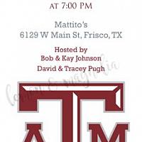 Texas A&M Ticket Invitation