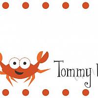 Crab Personalized Calling Card