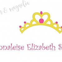 Crown Personalized Calling Card