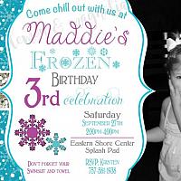 Frozen Birthday Invitation 2