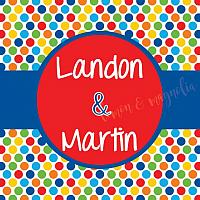 Primary Dots Personalized Calling Card